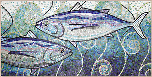 fish mosaic