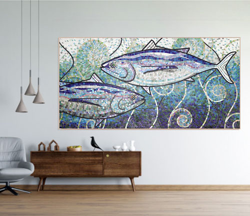 fish mosaic